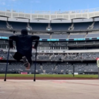 THE ONELEGUPALEX AWARD GOES TO PARTICPANTS OF THE YANKEES PINSTRIPE 5K! Reaction from Haley Swindal and Caleb Vazquez (event on 11/15/25)