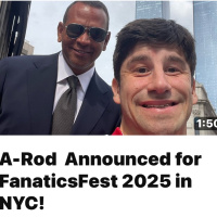 A-Rod Announced for FanaticsFest 2025 in NYC!
