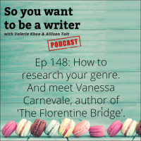 WRITER 148: Meet Vanessa Carnevale, author of The Florentine Bridge