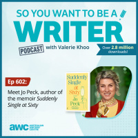 WRITER 602: Meet Jo Peck, author of the memoir Suddenly Single at Sixty.