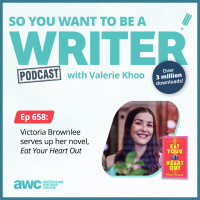 WRITER 658: Victoria Brownlee serves up her novel, Eat Your Heart Out