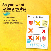WRITER 375: Meet Jennifer Niven, author of Breathless.