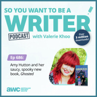 Writing Podcast Episode 686: Amy Hutton and her saucy, spooky new book, Ghosted