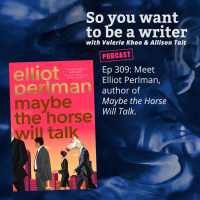 WRITER 309: Meet Elliot Perlman, author of Maybe the Horse Will Talk.
