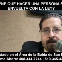¿Qué tiene que hacer una persona si se ve envuelta con la ley?