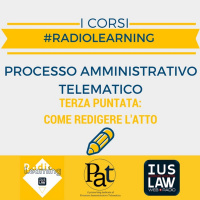 #RadioLearning - PAT il Corso. Puntata 3: come redigere latto
