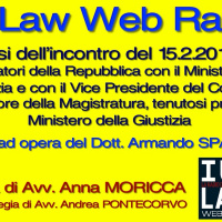 Sintesi dell’incontro del 15.2.2017 dei Proc. della Rep. con il Min. della Giustizia e con il Vice Pres. del C.S.M.
