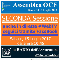 Assemblea OCF - 14/15 Luglio 2017 (SECONDA sessione)