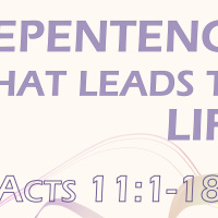 Repentance that Leads to Life