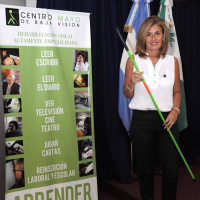 Perla Mayo, creadora del bastón verde 