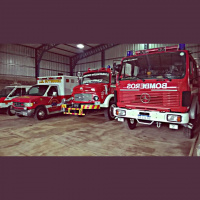 Sergio Abal, bombero voluntario