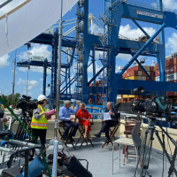 On location at the SC Ports Authority