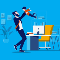 Dads Balancing Kids and Career