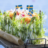 Norrlandsresan - Strömming, sill och smörgåstårta på Gamla Salteriet