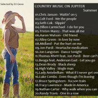 Country Music on Jupiter - Summer 2019 - by DJ Giove