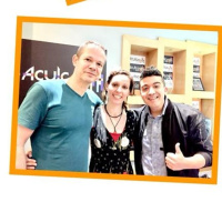 Plaza Carnaval (18-04-18) - Con María Estévez y Luis Gayol, directores de la obra Verde, agua y luna