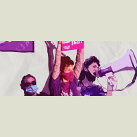 Israelis and Palestinians Standing Together