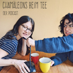 Chamäleons Beim Tee