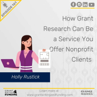 Ep. 161: How Grant Research Can Be a Service You Offer Nonprofit Clients