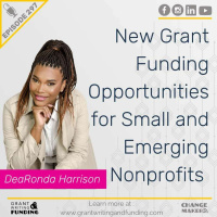 Ep. 297: New Grant Funding Opportunities for Small and Emerging Nonprofits with DeaRonda Harrison