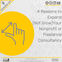 124: 4 Reasons to Expand (Not Grow) Your Nonprofit or Freelance Consultancy