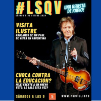 Welcome sir Paul - ya podés ver y escuchar #LSQV de hoy