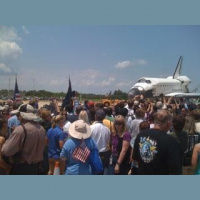 Atlantis, her crew, and an amazing farewell party. What an honour to be here