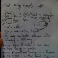 @spacekate attempts to understand, and explain, orbital mechanics with dubious success #spacenomad 