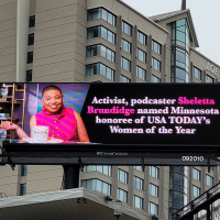 Sheletta hosting/MPS press conference/Low wages for women of color