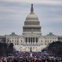 I had just gotten sworn in. Senator Tina Smith on 1/6/21.