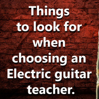 (Ep.073) What things should I look for in choosing an Electric guitar teacher?