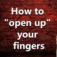 (Ep.039) Can fretting hand fingers open up with practice?