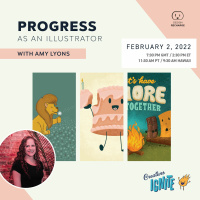 Progress as an Illustrator with Amy Lyons // Love on Designers