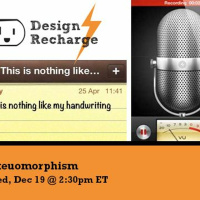 THE DESIGN RECHARGE SHOW: Kim Spencer // Skeuomorphism