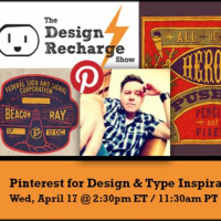 THE DESIGN RECHARGE SHOW: Keith Tatum // Using PInterest for Design  Type Inspiration