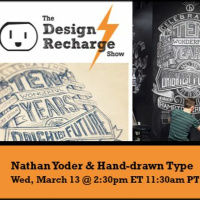 THE DESIGN RECHARGE SHOW: Nathan Yoder // Hand-drawn Type