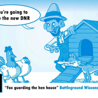 Fox guarding the hen house