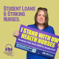Biden forgives student loans  UW Health nurses prepare to strike for a union