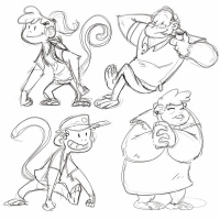 Interview avec Grib illustrateur pour Kim  Teo et les Chimpoz