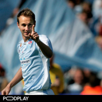 Blått Snack med guldhjälten från 2004 - Jon Inge Høiland