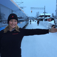 Tågresan med Anne amp Andreas Laurén samt Bror Saitton, fina ord på meänkieli och meänkilipeppi