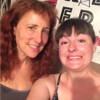 DLG1726 Laura B. Regan of The Footlight Bar surprises me by talking abour suicide.