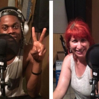 1518_DLG_Dr. Lisa talks with Rapper Prince Harvey and then artist Karen Marston