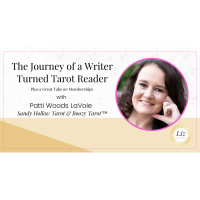 E335 – Patti Woods LaVoie – The Journey of a Writer Turned Tarot Reader, Plus a Great Take on Memberships [2023 Halloween Special]