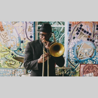 Trombonist Ernest Stuart