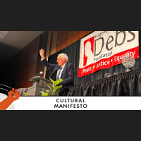 Bernie Sanders and AOC in Terre Haute for the Eugene V. Debs Awards Ceremony