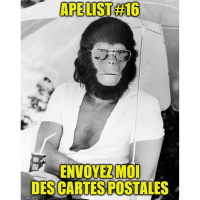 Ape List #16 – Envoyez-moi des Cartes Postales