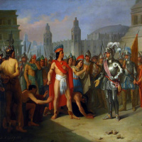 ¿Cómo fue el encuentro entre Moctezuma y Hernán Cortés?