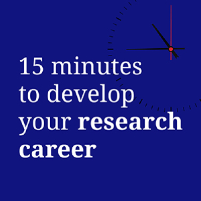 15 Minutes To Develop Your Research Career