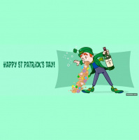 Barfy McBarferson Our Queasy Leprechaun Stopped By 